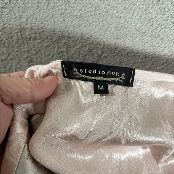 Vintage‎ Studio VK Blouse Kimono Women’s Size M Sheer Floral Lace Coquette Style - Picture 14 of 14